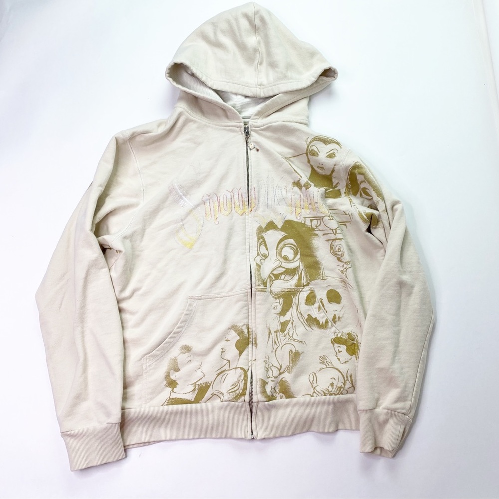 Disney Snow White Beige Hooded Sweatshirt Hoodie